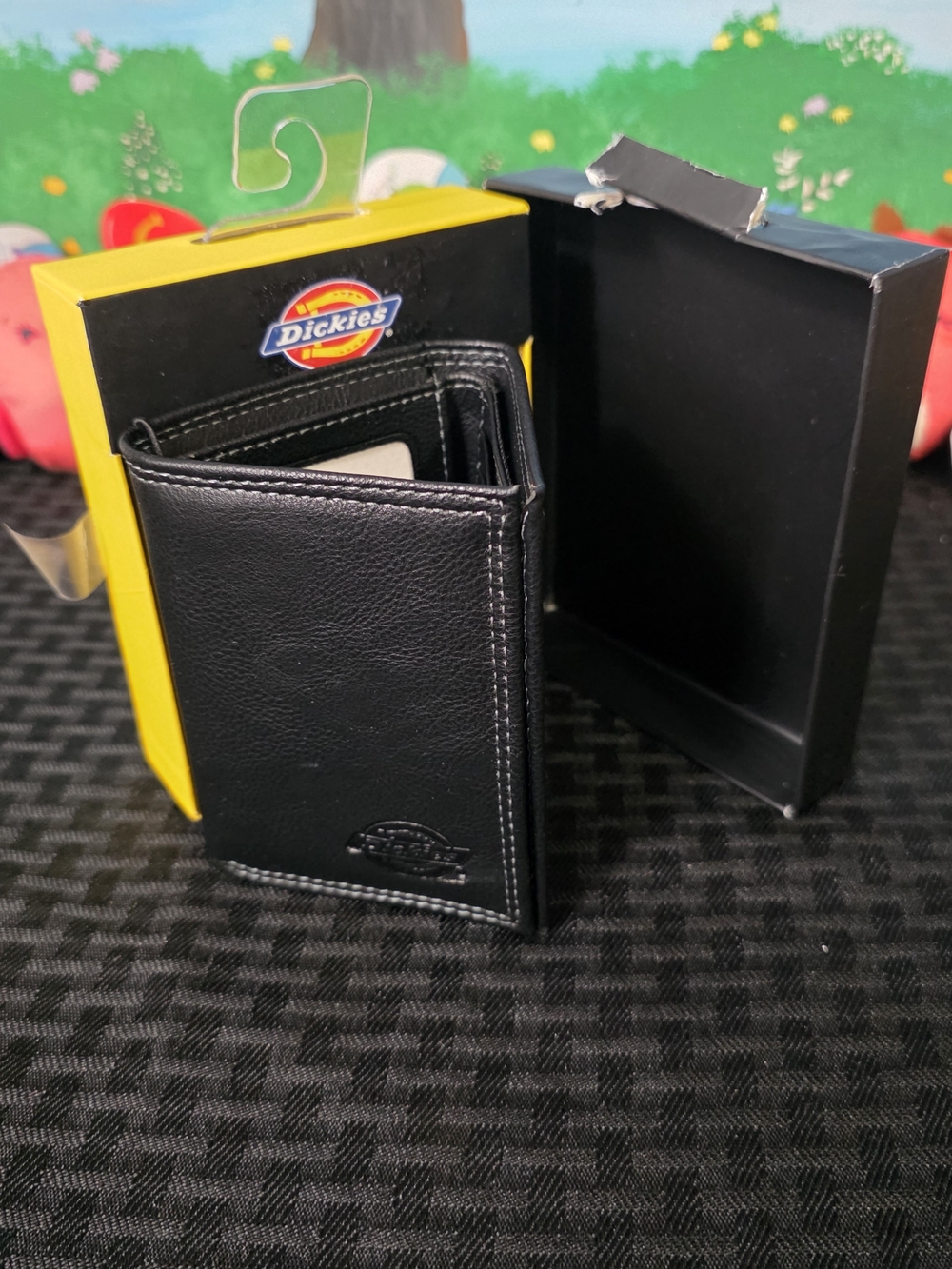 Dickies Black Tri-Fold Card & Key Holder Wallet